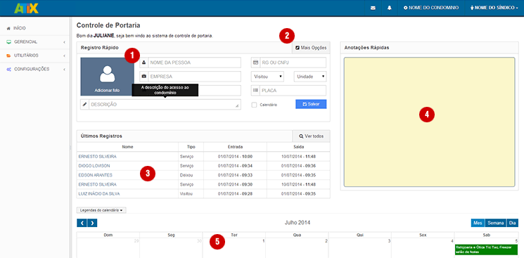 sistemaatix Controle de Portaria